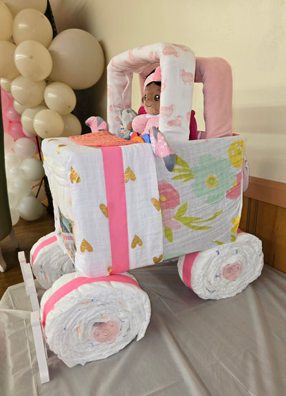 Diaper cake -jeep