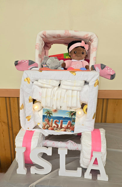 Diaper cake -jeep
