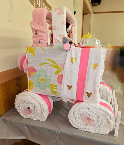 Diaper cake -jeep