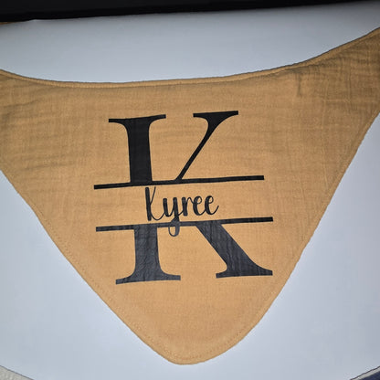 Set of 3 Muslin Bandana Bibs