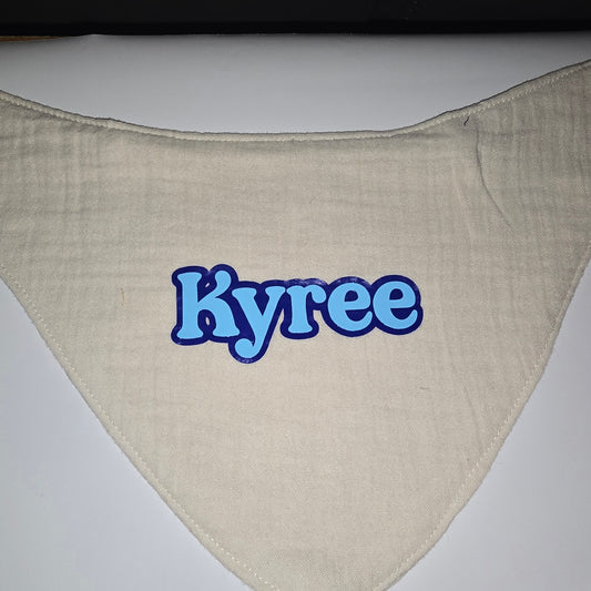 Set of 3 Muslin Bandana Bibs